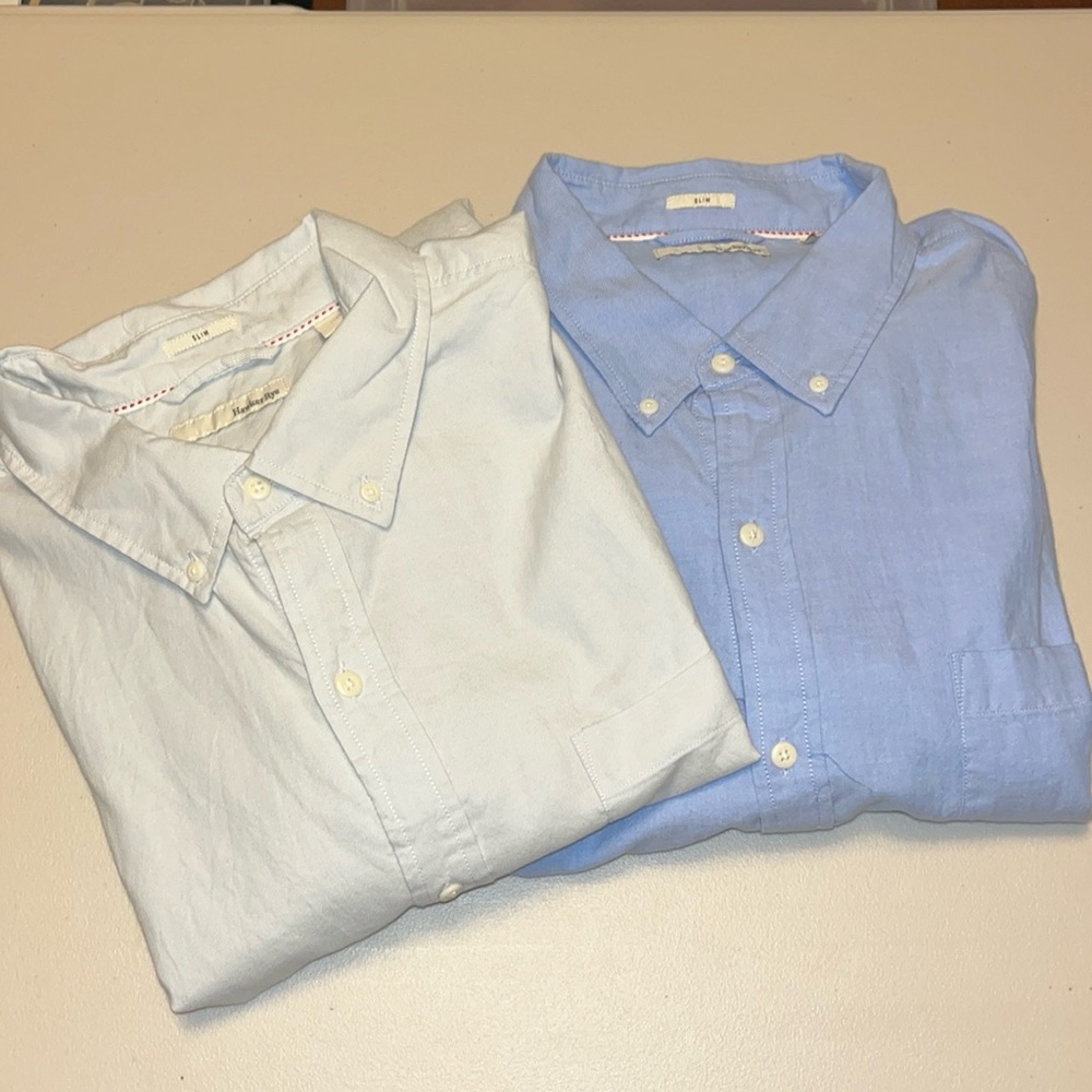 Long sleeve button-down Hawker Rye casual Shirts XXL